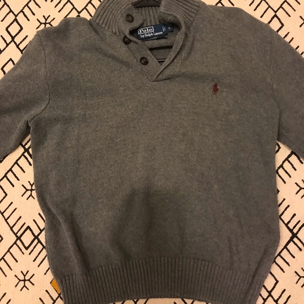 Men’s polo sweater pullover